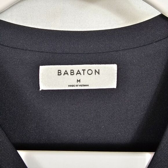 NWOT Aritzia Babaton Contour Henley Long Sleeve Bodysuit in Black - Size M - Picture 2 of 9